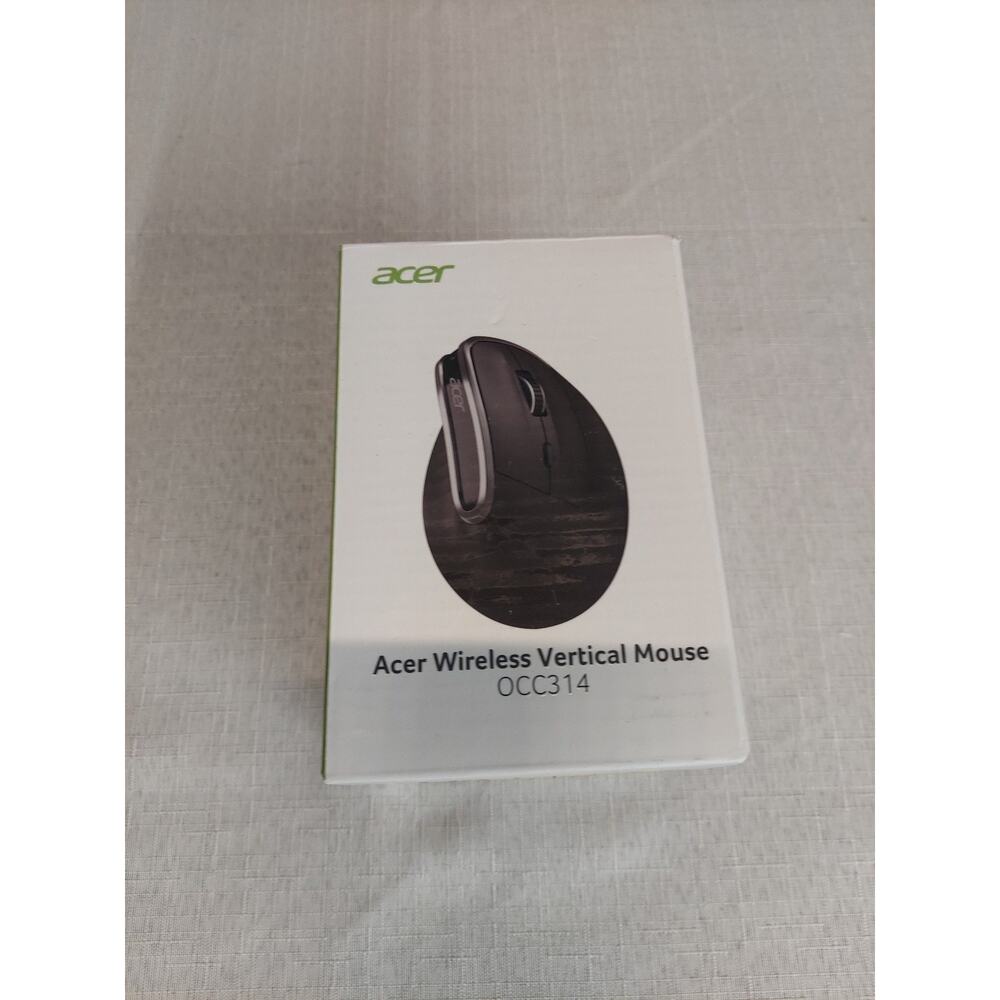 Acer Wireless Vertical Mouse OCC314 Ergonomic USB PC Laptop Black
